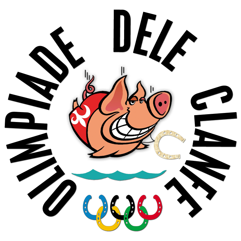olimpiade clanfe logo testo nero